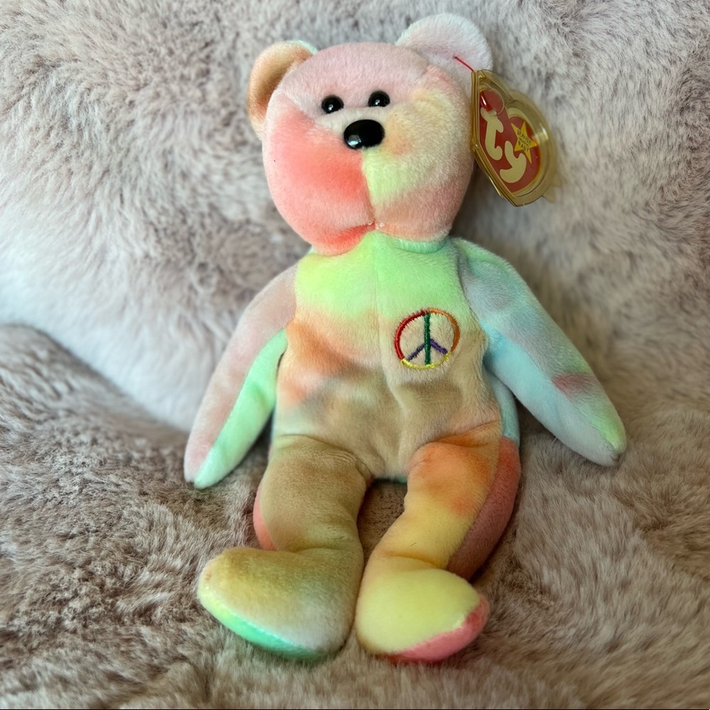Ty Peace Bear Beanie Baby